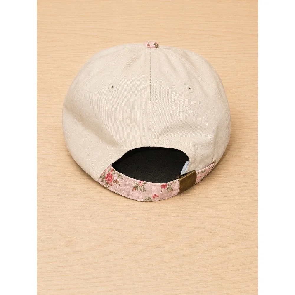 Zenana Praise The Lord Floral Brim Baseball Cap Adjustable Christian Hat NWT